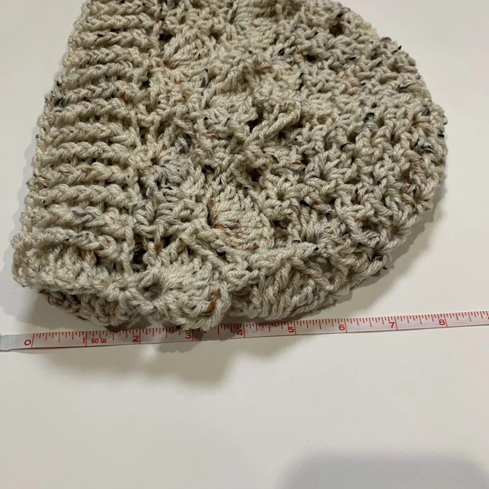 Mariposa’s Beanie Handmade Crochet Boho Adult Winter Beanie Hat Aran Fleck